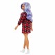 Barbie. Лялька "Модниця" у клітчастій сукні (887961900262)
