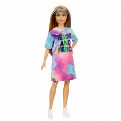 Barbie. Кукла "Модница" в разноцветной платья и кепке-козырьке (887961900309)