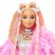 Barbie. Лялька"Екстра" у рожевій пухнастій шубці (887961908480)