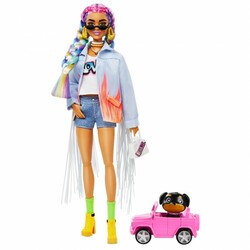 Barbie. Кукла "Экстра" с радужными косичками (887961908497)