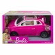 Barbie. Набір з лялькою "Фіат" рожевий (887961961157)