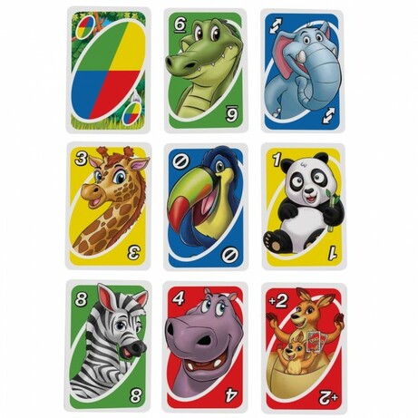 Mattel. Настольная игра Uno для молодых (нов.) (887961824728)