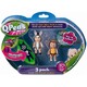 QPEAS. Фігурки в стручку горошинки Qpeas "Пригоди тварин" (3 фігурки і 1 підвіска) (QP004)