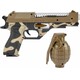 ZIPP Toys. Пистолет свето-звуковой  Desert Eagle в наборе с гранатой (532.00.27 814Y)
