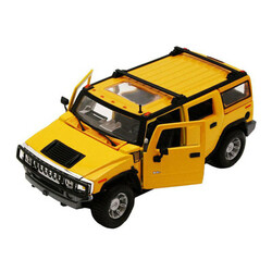 MAISTO. Автомодель (1:27) 2003 Hummer  H2 SUV жёлтый (31231)