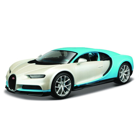 MAISTO. Автомодель (1:24) Bugatti Chiron бело-голубой - тюнинг (32509)