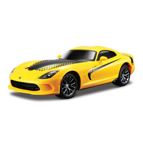 MAISTO. Игровая автомодель 2013  SRT Viper GTS жёлтый (свет. и звук. эф.), М1:24 (81222)