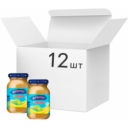 Карапуз. Упаковка пюре Яблоко и банан без сахара 170 г x 12 шт (4820134721994)