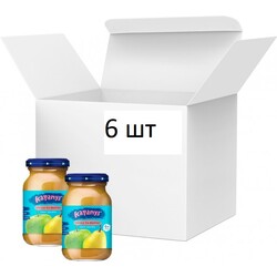 Карапуз. Упаковка пюре Груша и яблоко без сахара 170 г x 6 шт (4820134721963)