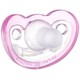 RazBaby. Пустушка силіконова JollyPop Pink 3 + M (00063585)