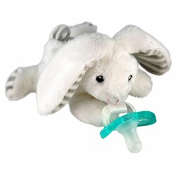 RazBaby. Мягкая игрушка + пустышка - JollyPop Pacifier - Coco Bunny (00063589)