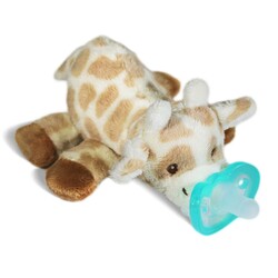 RazBaby. Мягкая игрушка + пустышка RaZbuddy Paci Holder - JollyPop Pacifier - жираф-жирафа (00063592