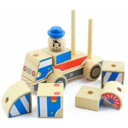 Іграшки з дерева. Автомобіль-конструктор № 1 (Д059)