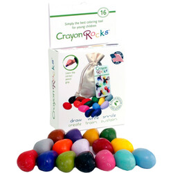 Crayon. Олівці "Crayon Rocks" (16 кольорів) бархатний мішечок (CR16C)