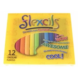 Гибкие карандаши Flexcils (12 цветов), цилиндрические, 7.5 см (FLE112-07)