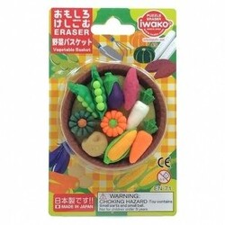 IWAKO. Набір гумок IWAKO Кошик з овочами (4991685160072)