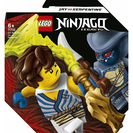 LEGO. Конструктор LEGO Ninjago Грандиозная Битва: Джей Против Змеевидные (71732)