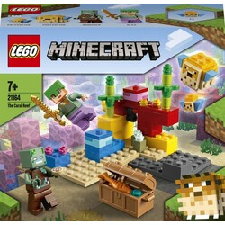 LEGO. Конструктор LEGO Minecraft Коралловый риф (21164)