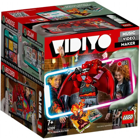 LEGO. Конструктор LEGO VIDIYO Metal Dragon BeatBox Битбокс Дракона-Металлиста (43109)