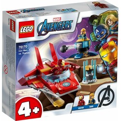 LEGO. Конструктор LEGO Marvel Железный Человек против Таноса  (76170)