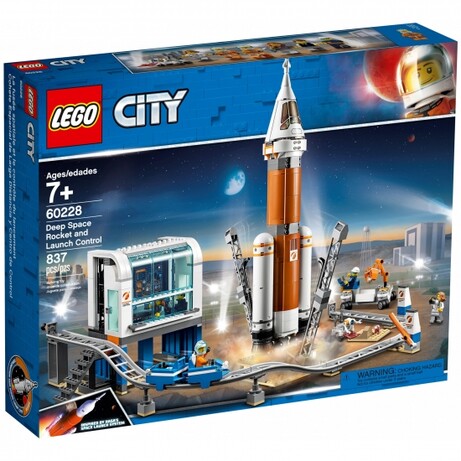 LEGO. Конструктор LEGO City Космічна ракета і пункт управління запуском (60228)