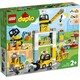 LEGO. Конструктор LEGO DUPLO Башенный кран и строительство (10933)