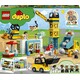 LEGO. Конструктор LEGO DUPLO Башенный кран и строительство (10933)