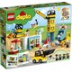 LEGO. Конструктор LEGO DUPLO Башенный кран и строительство (10933)