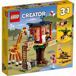LEGO. Конструктор LEGO Creator Домик на дереве для сафари (31116)