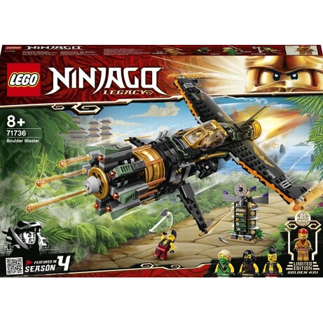 LEGO. Конструктор LEGO Ninjago Скорострельный истребитель Коула (71736)