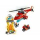 LEGO. Конструктор LEGO City Спасательный пожарный вертолёт (60281)