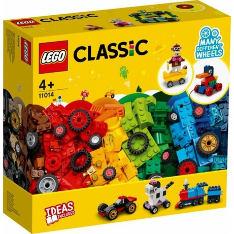 LEGO. Конструктор LEGO Classic Кубики и колёса (11014)