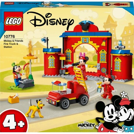 LEGO. Конструктор LEGO Disney Пожарная часть и машина Микки и его друзей (10776)