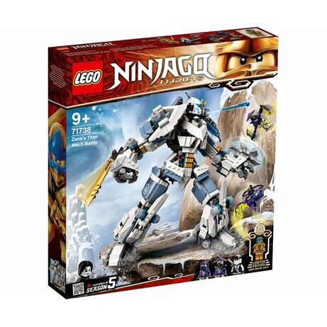 LEGO. Конструктор LEGO Ninjago Битва с роботом Зейна (71738)