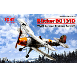 MINIART. Германский учебный самолет Bucker Bu 131D, 2МВ 1:32 ICM (ICM32030)