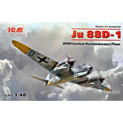 MINIART. Немецкий самолет-разведчик Второй мировой войны Ju 88D-1 1:48 ICM (ICM48240)