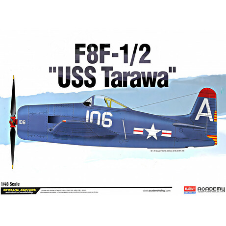 MINIART. Винищувач F8F-1/2 "USS Tarawa" 1:48 ACADEMY (AC12313)