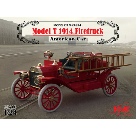 MINIART. Американський пожежний автомобіль Model T 1914 р 1:24 ICM (ICM24004)