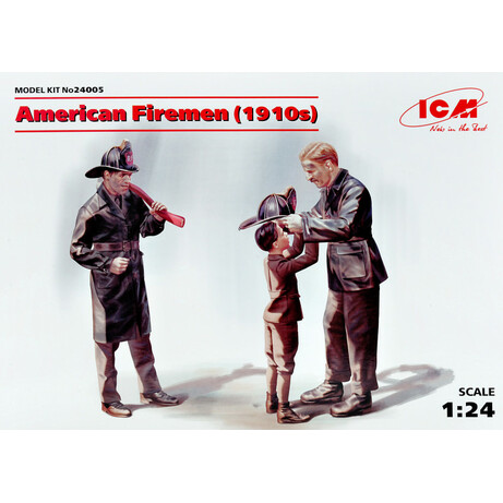 MINIART. Американские пожарные (1910-е г.г.) 1:24 ICM (ICM24005)