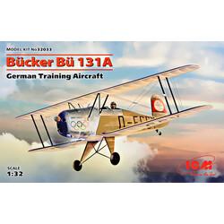 MINIART. Німецький навчальний літак Bücker Bü 131A 1:32 ICM (ICM32033)
