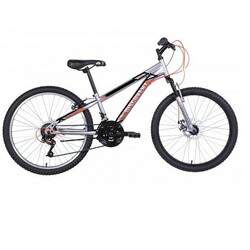 RIDER. Велосипед ST 29 "Discovery AM DD рама-21" сріблясто-чорний з помаранчевим (OPS-DIS-29-115)