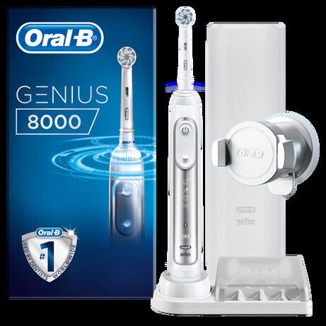 Braun. Зубна щітка Braun Oral-B Genius 8000 White (4210201277361)
