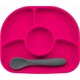 BBLUV. Силиконовая тарелка и ложка (LFGB) - Розовая (842084000022)