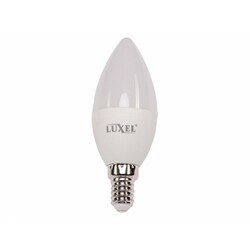 Luxel. Лампа LED C37 4w E14 4000K (044-NE)