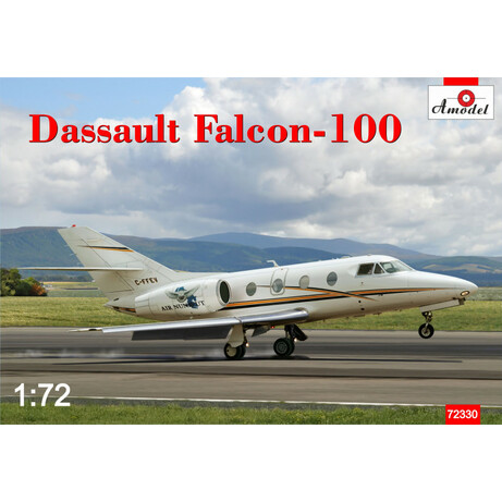 MINIART. Самолет Dassault Falcon-100 1:72 AMODEL (AMO72330)