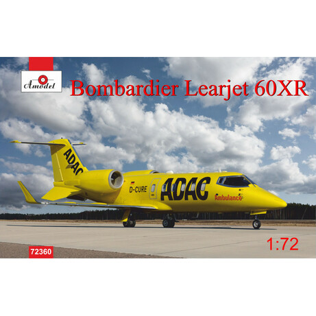 MINIART. Санітарний літак Bombardier Learjet 60XR ADAC 1:72 AMODEL (AMO72360)
