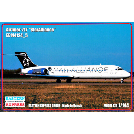 MINIART. Пассажирский самолет 717 "Star Alliance" 1:144 Eastern Express (EE144124-05)