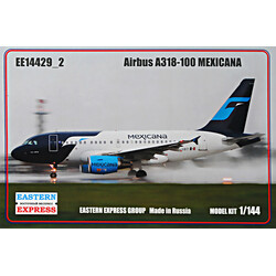 MINIART. Пассажирский авиалайнер Airbus A318-100, Mexicana 1:144 Eastern Express (EE14429-02)
