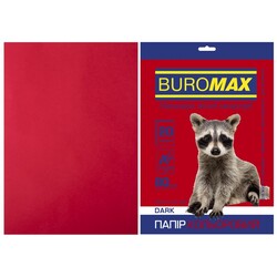 Buromax. Папір кольоровий DARK, бордова, 20 л., А4, 80 г / м² (961 976)
