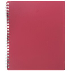 Buromax. Зошит для записів CLASSIC, B5, 80 л., Клітина, пластикова обкладинка, червона (BM.2419-005)